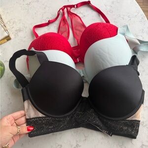3 Victoria's Secret Bras very sexy collection (2) 34D